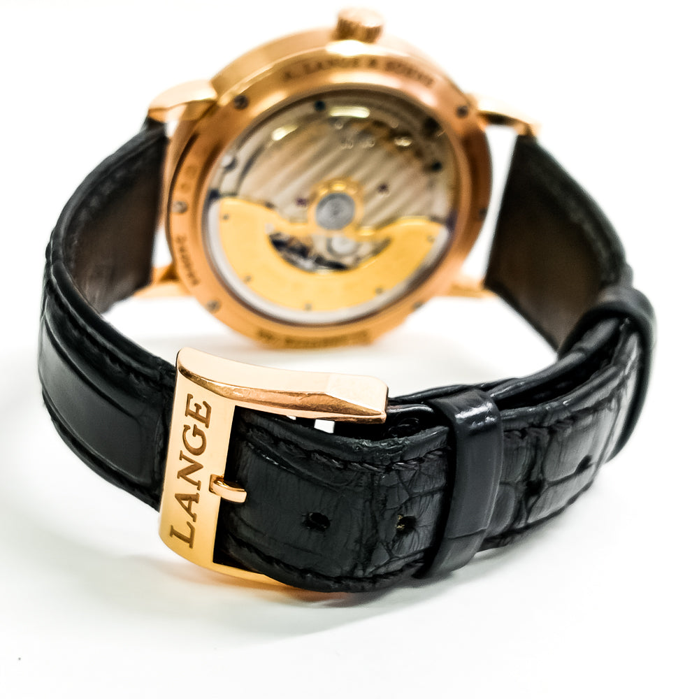 Saxonia Outsize Date 38.5mm Rose Gold 381.031