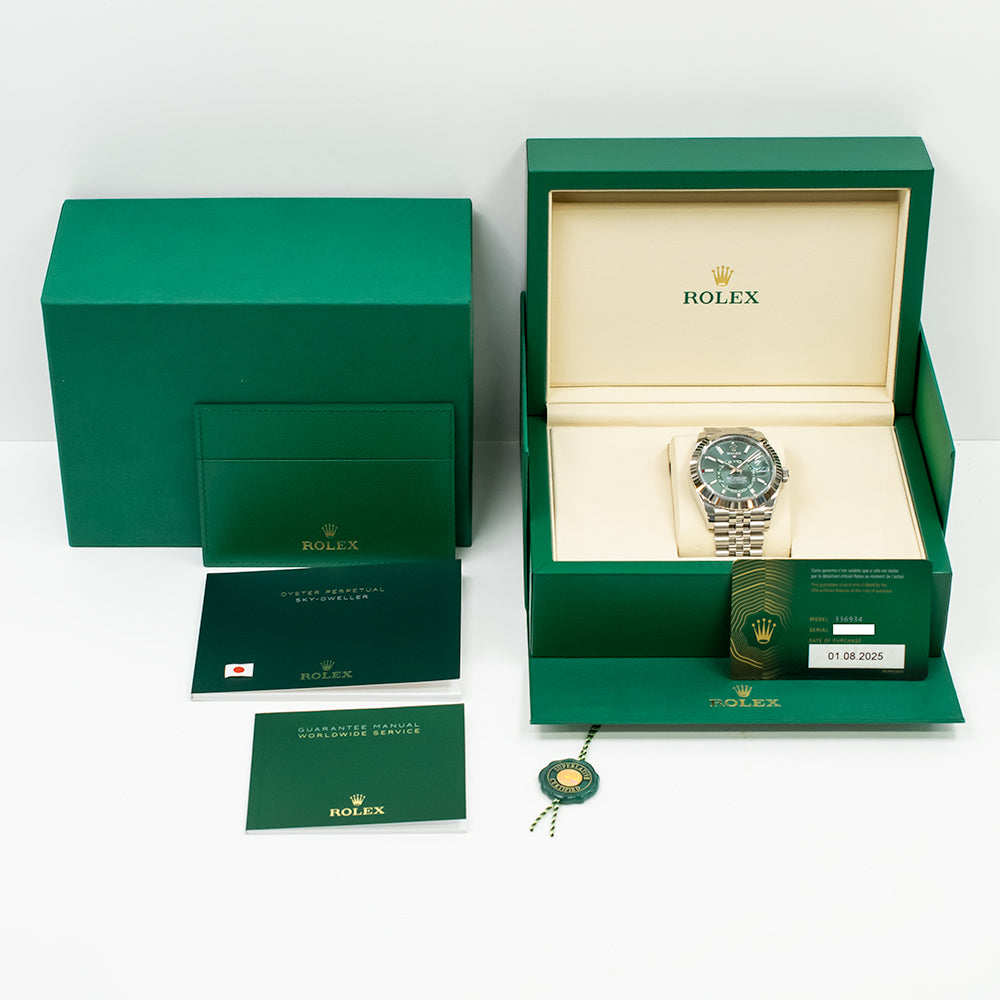 Sky-Dweller Steel and White Gold 336934