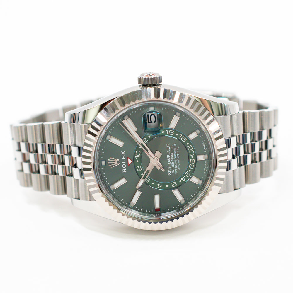 Sky-Dweller Steel and White Gold 336934