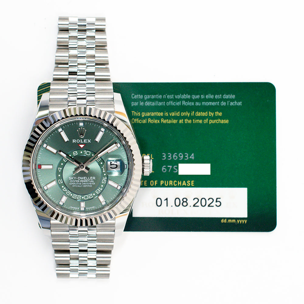 Sky-Dweller Steel and White Gold 336934