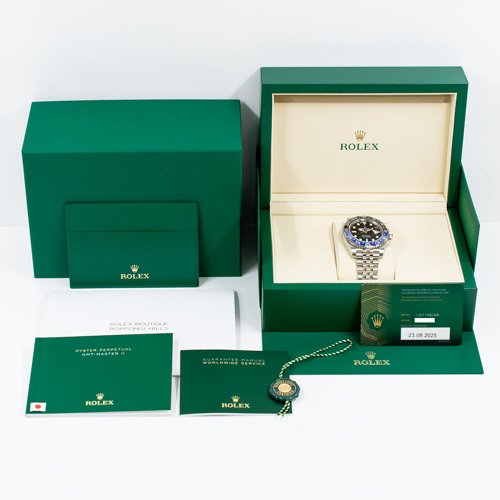 GMT-Master II "Batman" Steel 126710BLNR