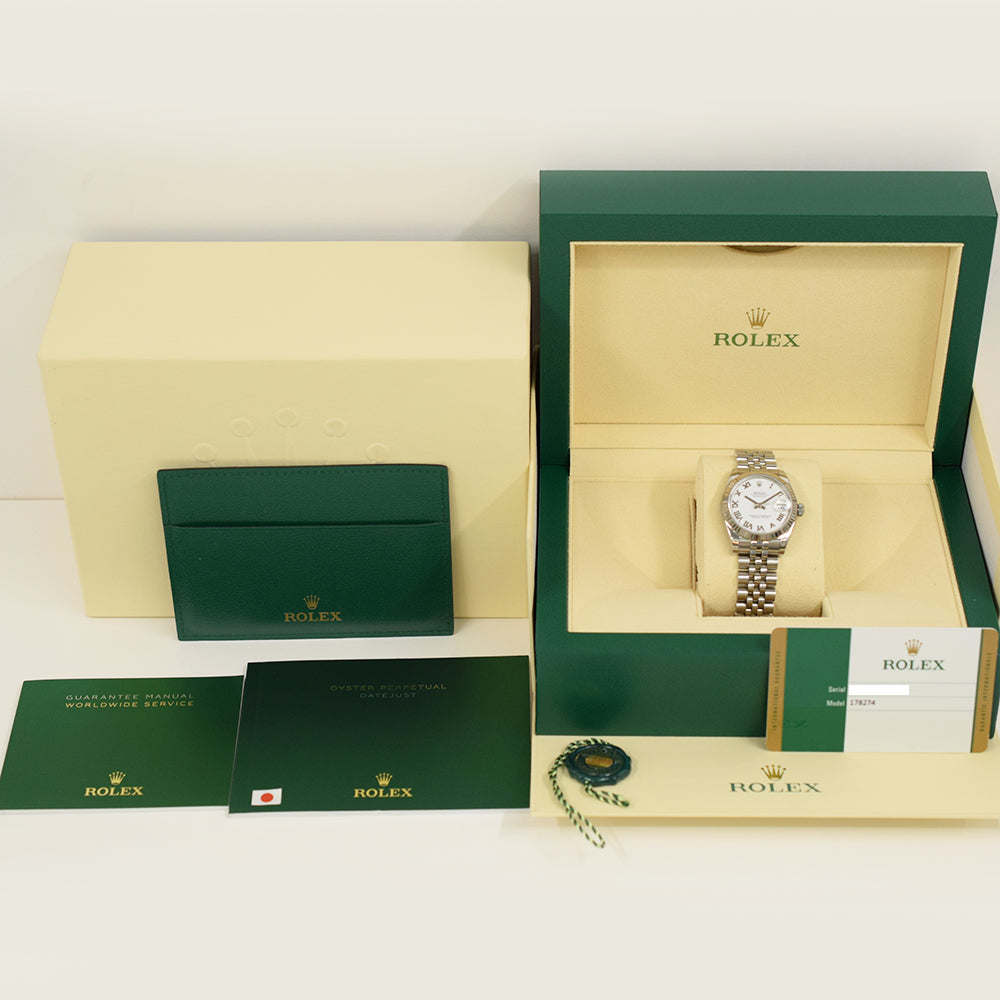 Datejust 36mm Steel and White Gold 178274