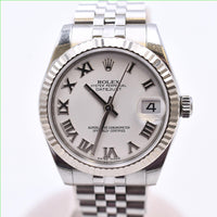 Datejust 36mm Steel and White Gold 178274