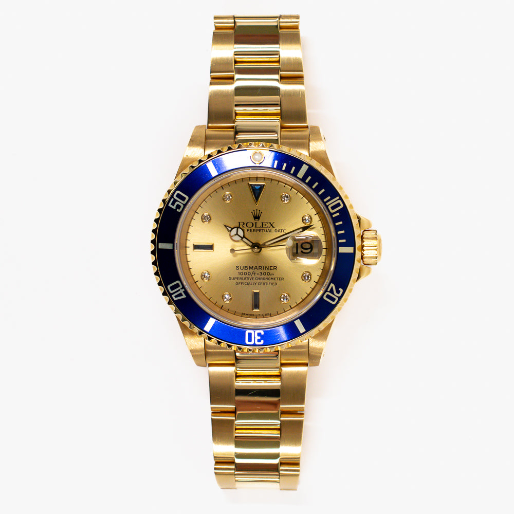 Submariner Date 40mm Yellow Gold 16618SG