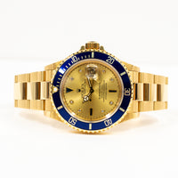 Submariner Date 40mm Yellow Gold 16618SG