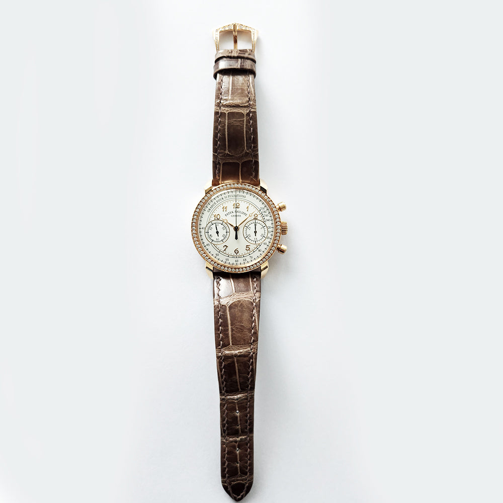 Calatrava 38mm Diamonds Bezel Rose Gold Manual 7150/250R-001
