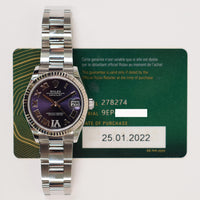 Datejust 31mm Steel and White Gold 278274
