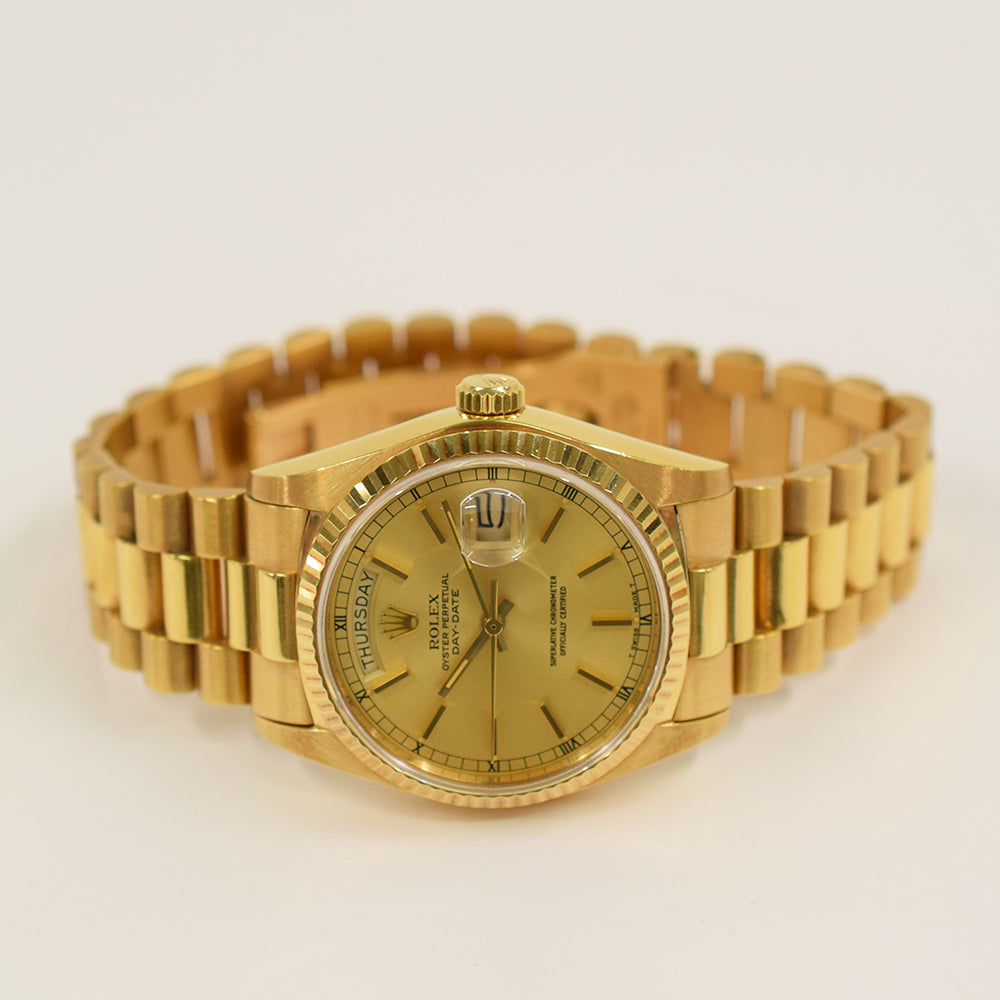 Day-Date President 36mm Yellow Gold 18038
