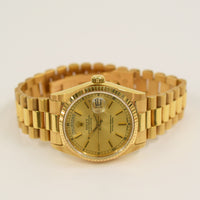 Day-Date President 36mm Yellow Gold 18038