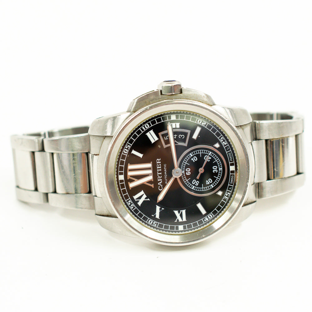Calibre de Cartier 42mm Steel W7100016