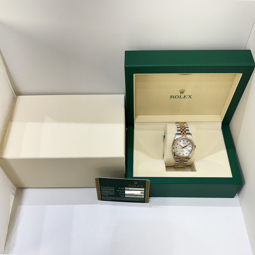 Datejust 36mm Steel and Rose Gold 116231G