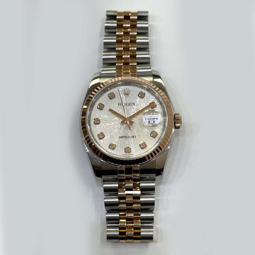 Datejust 36mm Steel and Rose Gold 116231G
