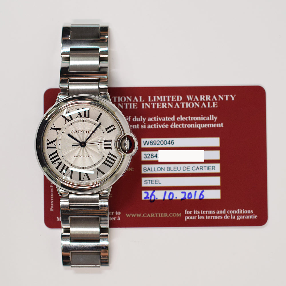 Ballon Bleu Large 36mm - Steel W6920046