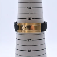 Daytona Yellow Gold Black Ceramic Bezel with Rubber Strap 126518LN