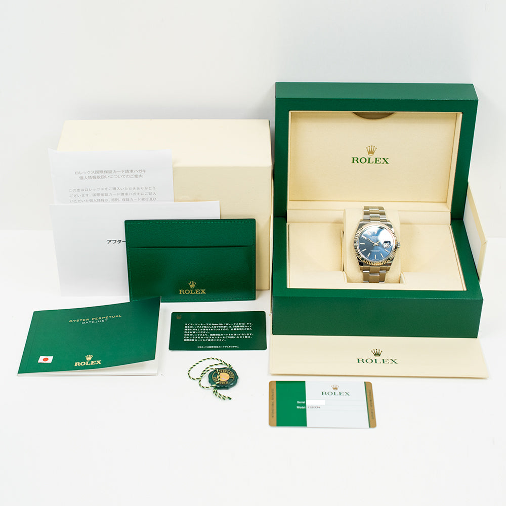 Datejust 41mm Steel and White Gold 126334