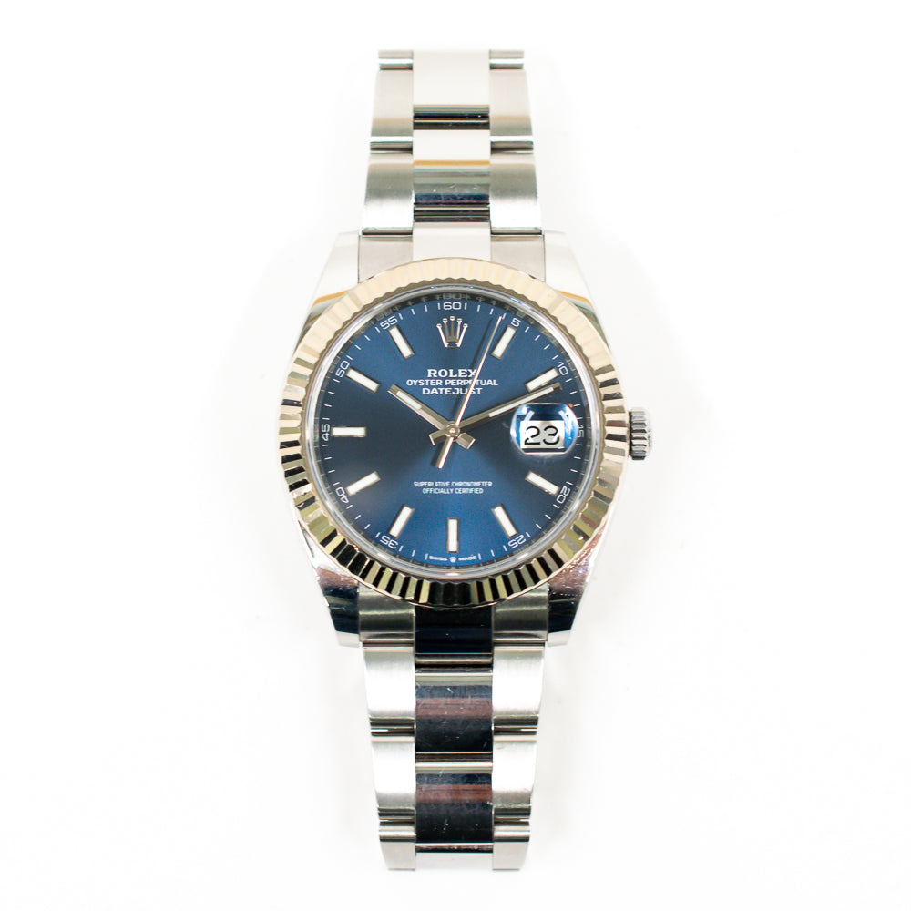Datejust 41mm Steel and White Gold 126334
