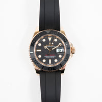 Yacht-Master 40mm Rose Gold on Strap 126655