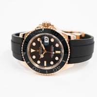 Yacht-Master 40mm Rose Gold on Strap 126655