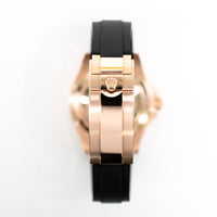 Yacht-Master 40mm Rose Gold on Strap 126655
