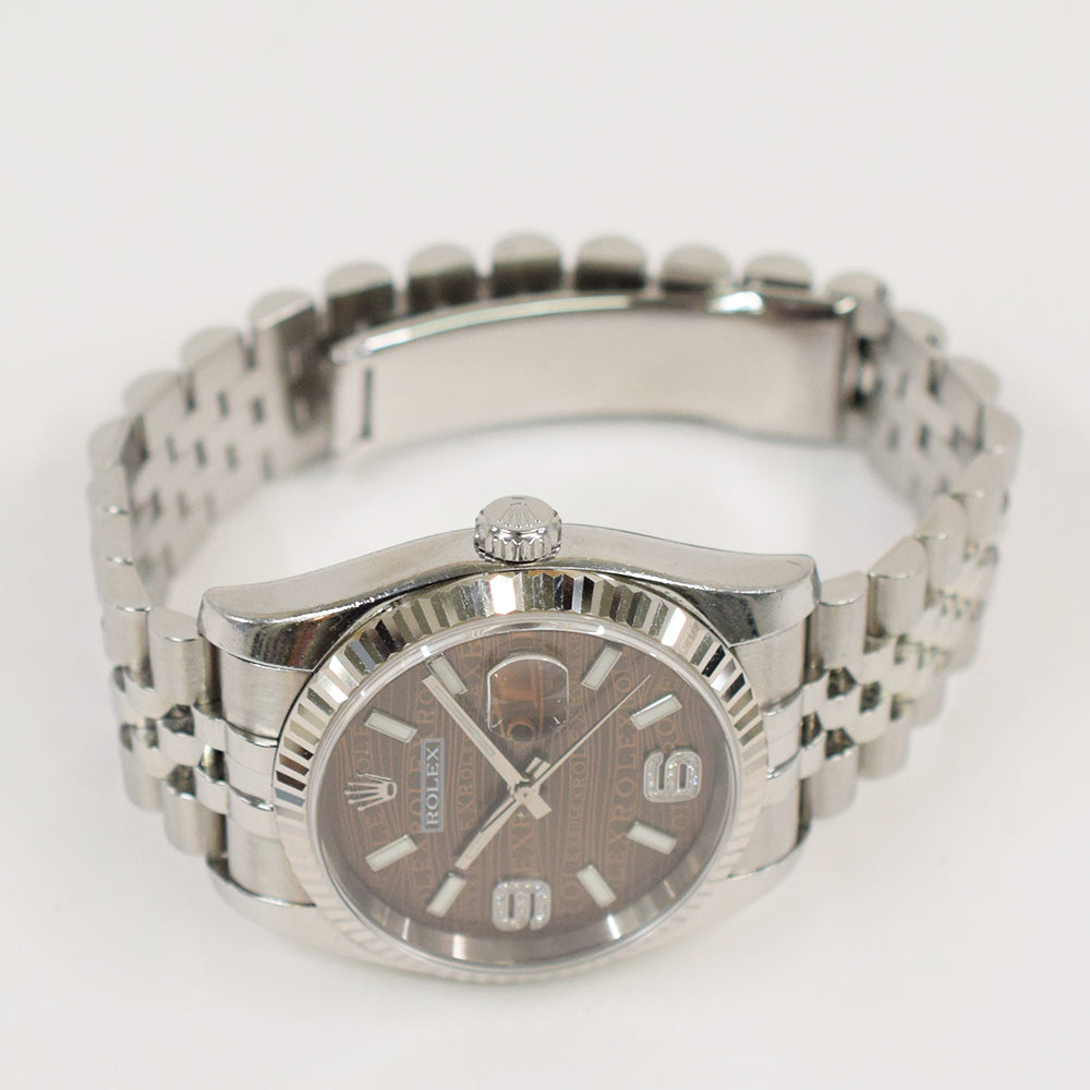 Datejust 36mm Steel and White Gold 116234
