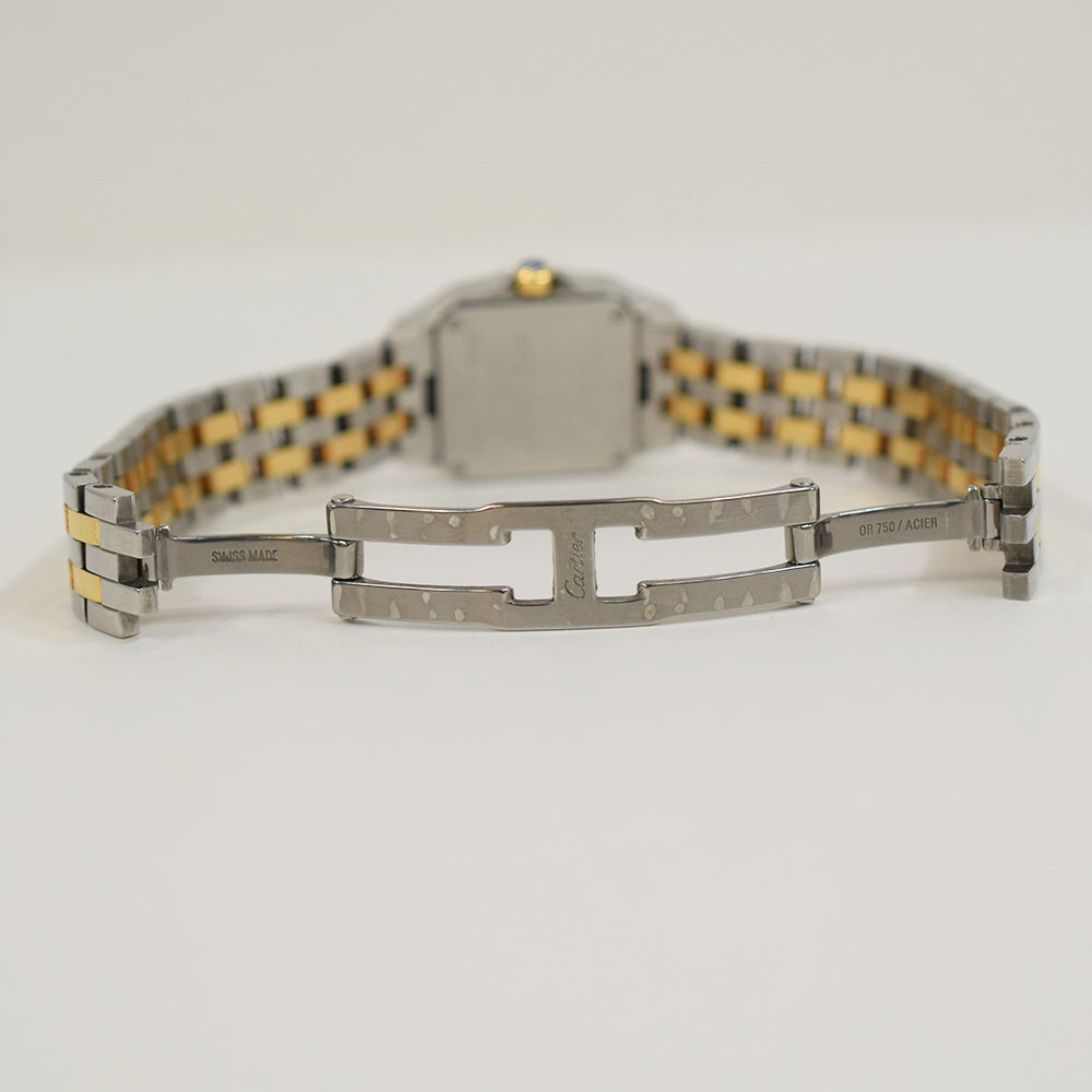 Santos Demoiselle Quartz - Steel and Yellow Gold  - 20mm x 20mm W25066Z6