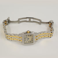Santos Demoiselle Quartz - Steel and Yellow Gold  - 20mm x 20mm W25066Z6