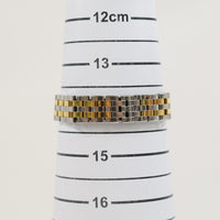 Santos Demoiselle Quartz - Steel and Yellow Gold  - 20mm x 20mm W25066Z6