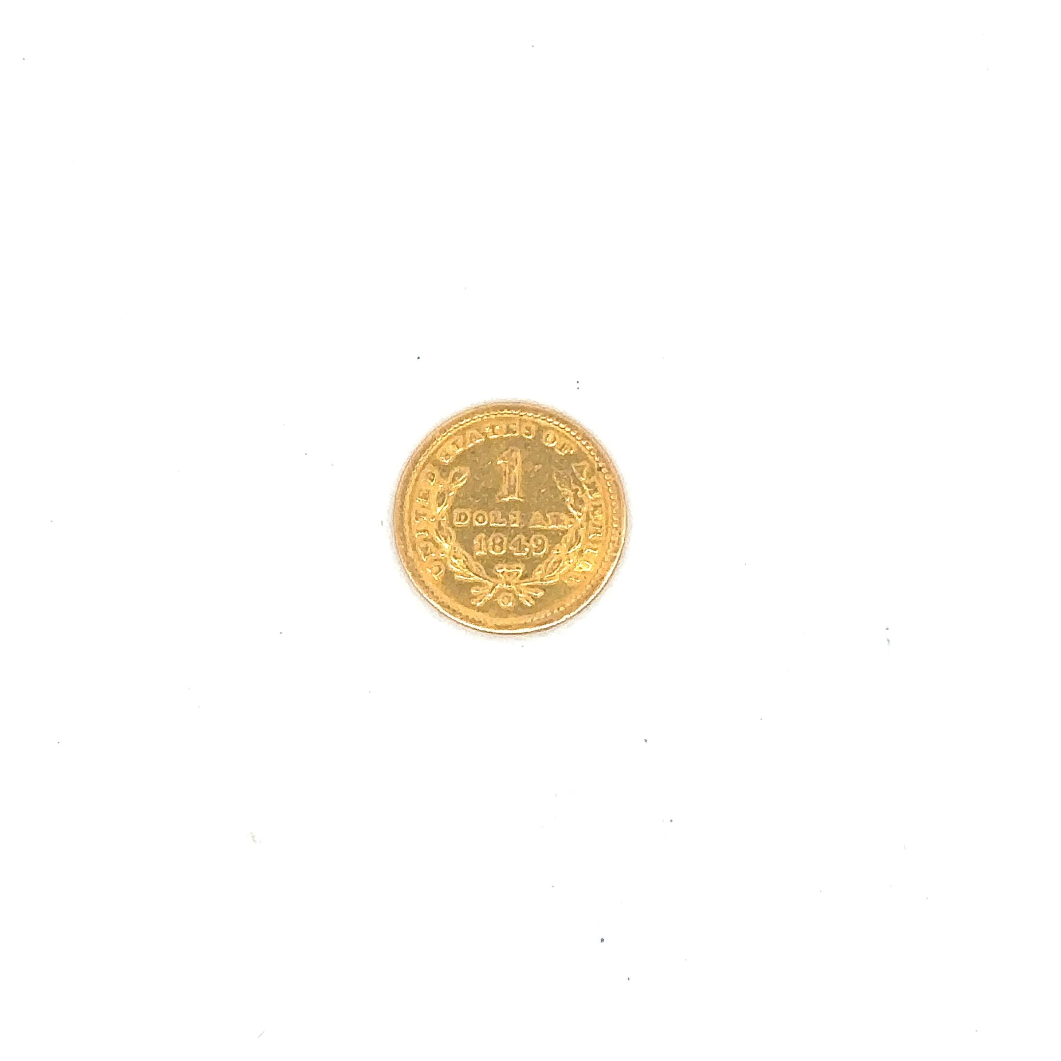 1849-O 1 Dollar Gold Coin SEND