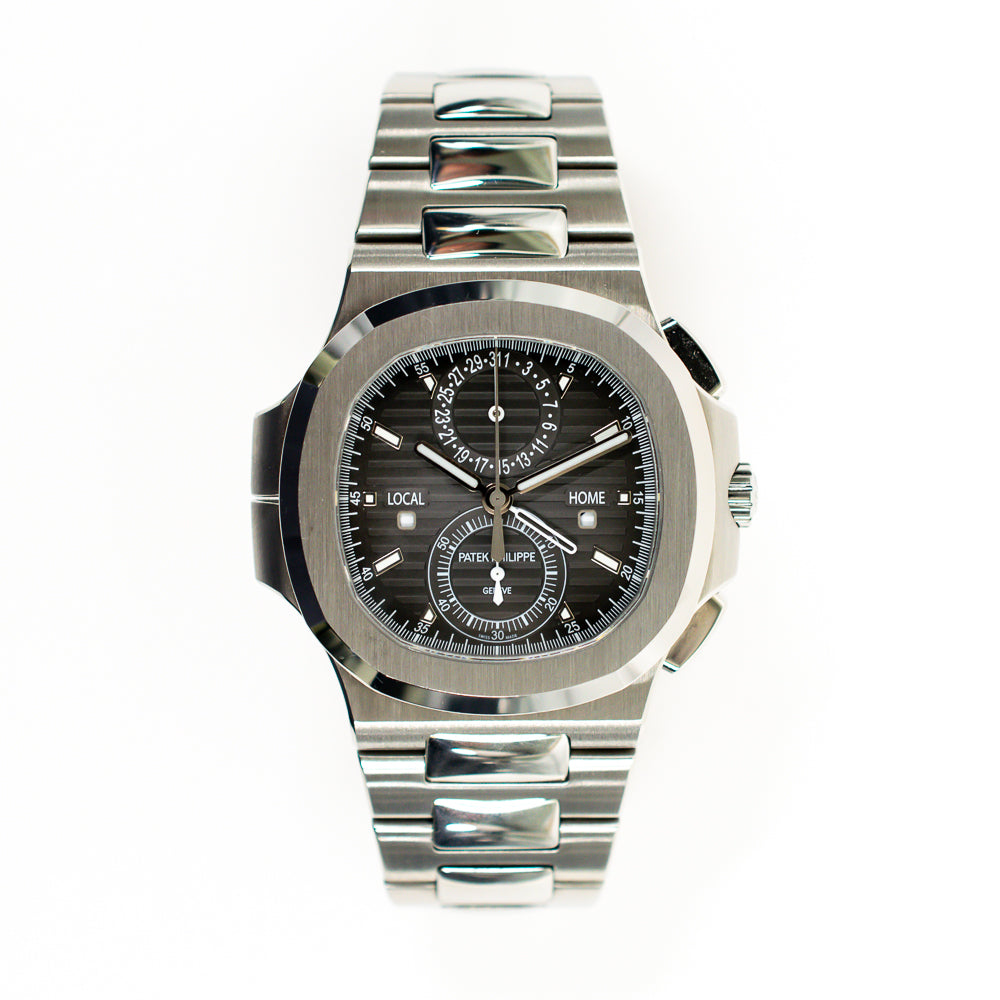 Nautilus 40mm Flyback Chronograph Travel Time Stainless Steel 5990/1A-001