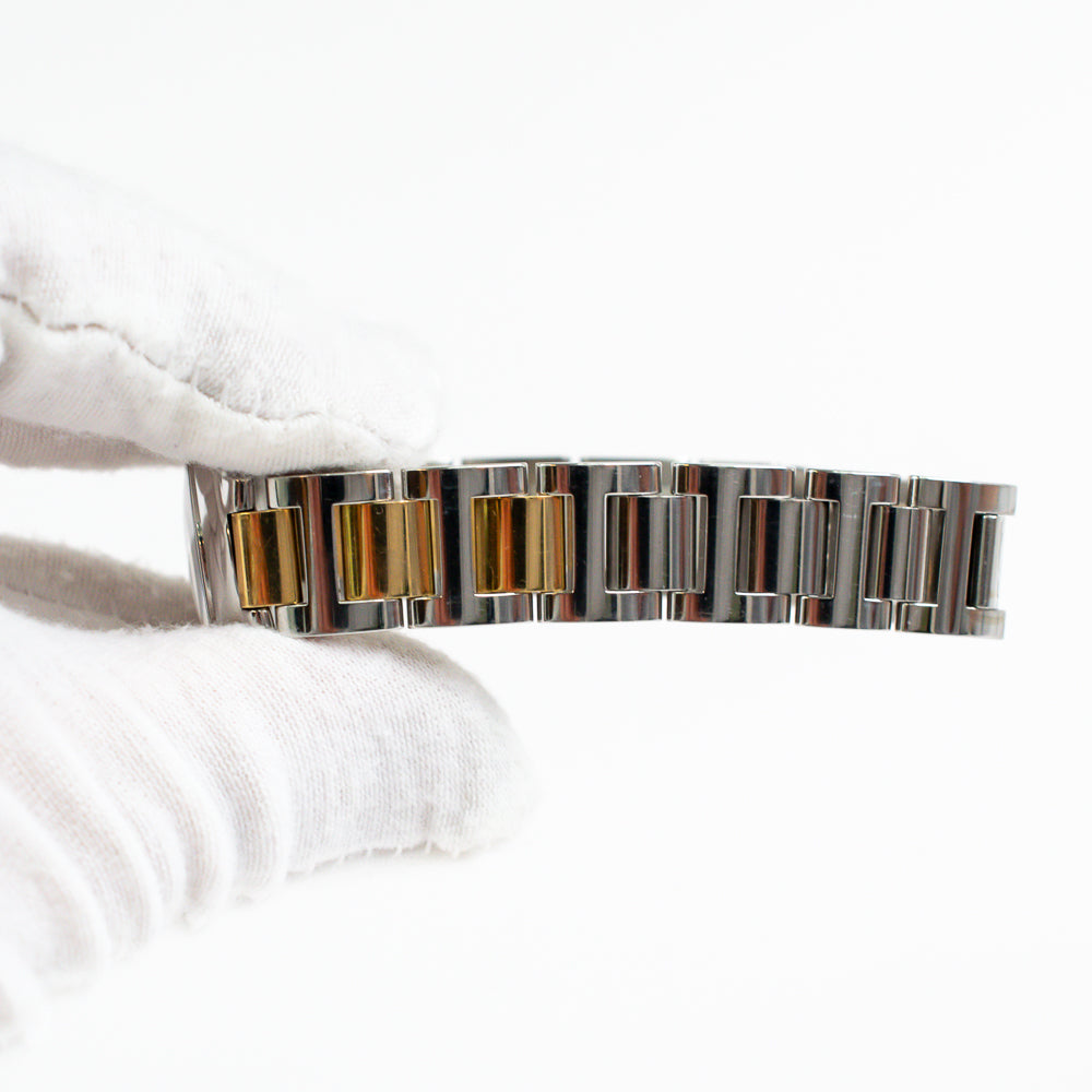 Ballon Bleu 28mm Steel and Yellow Gold  W69007Z3