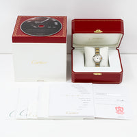 Ballon Bleu 28mm Steel and Yellow Gold  W69007Z3