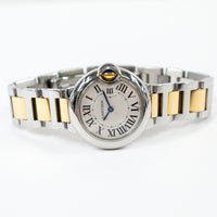 Ballon Bleu 28mm Steel and Yellow Gold  W69007Z3