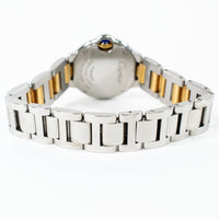 Ballon Bleu 28mm Steel and Yellow Gold  W69007Z3