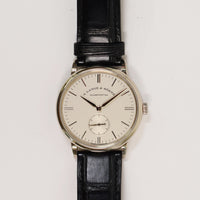 Saxonia 35mm White Gold Manual Winding 219.026
