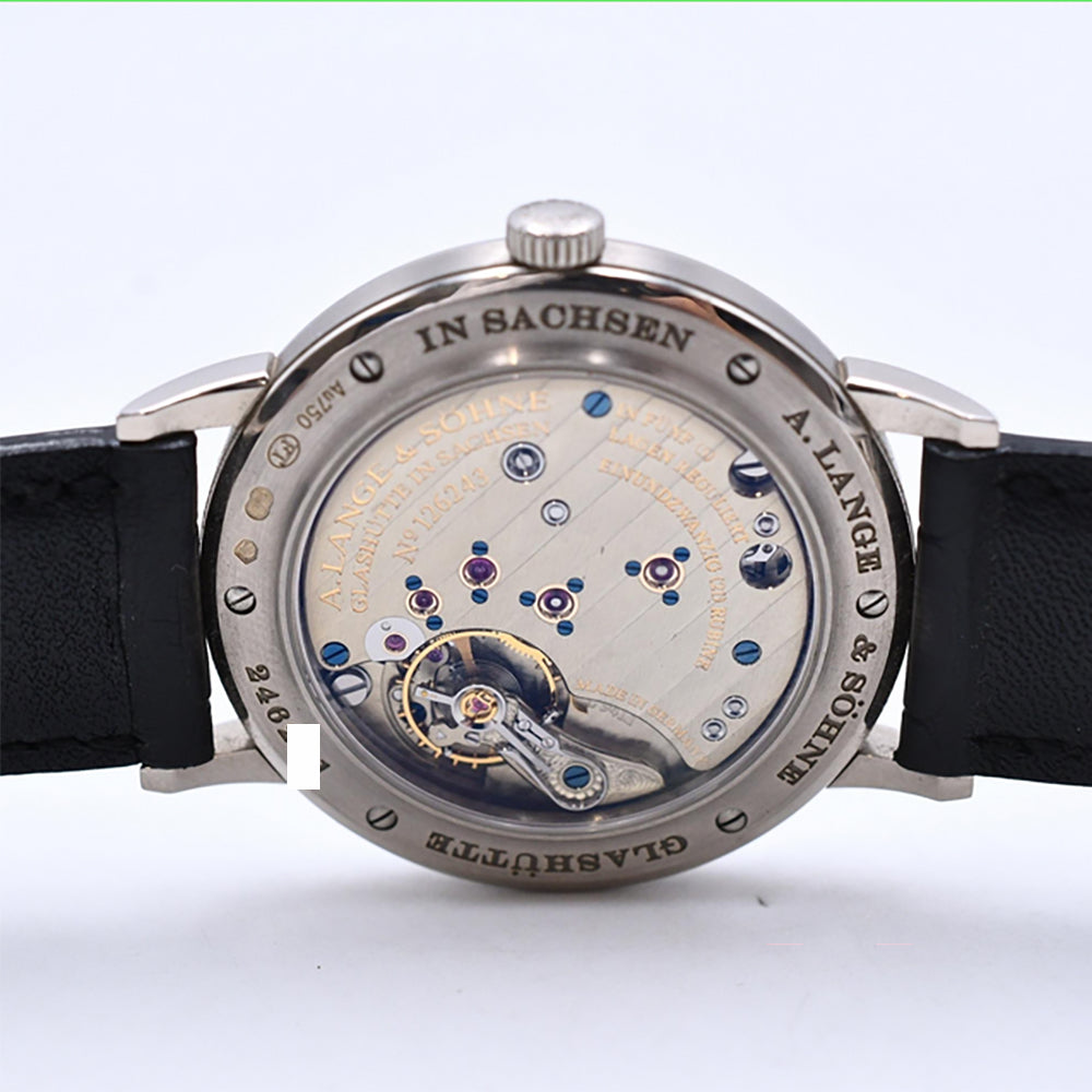 Saxonia 35mm White Gold Manual Winding 219.026