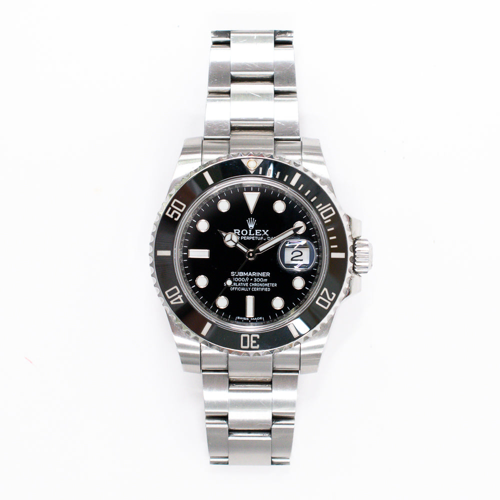 Submariner Date 40mm Black Bezel Steel 116610LN
