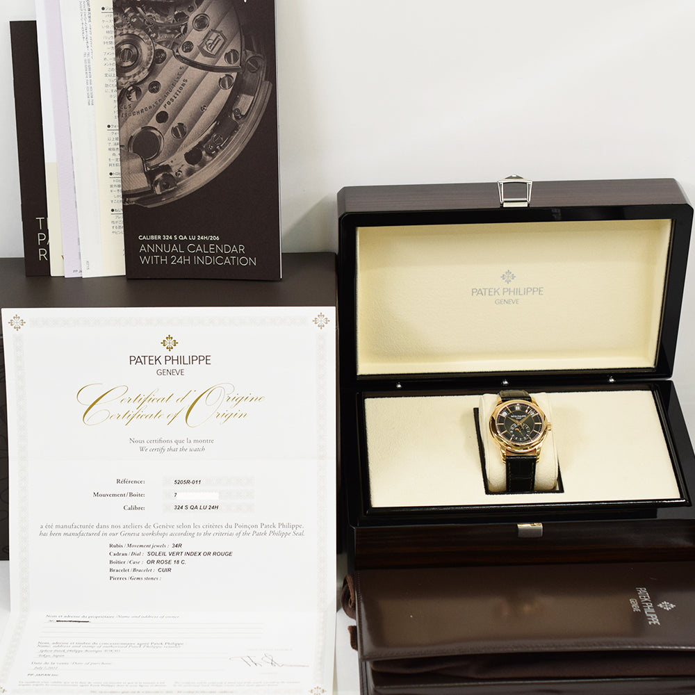 Annual Calendar 40mm Moon Phases Rose Gold 5205R-011