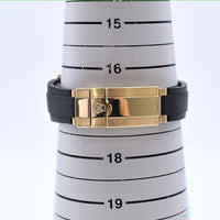 Daytona Yellow Gold On Strap 116518LN