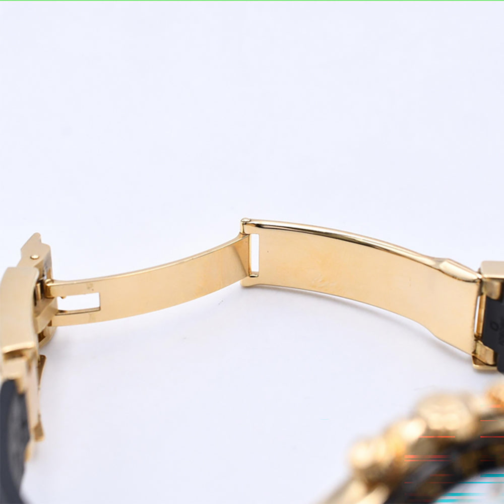 Daytona Yellow Gold On Strap 116518LN