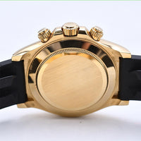 Daytona Yellow Gold On Strap 116518LN