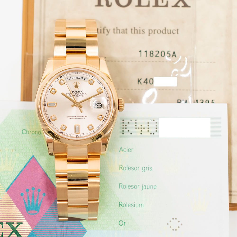 Day-Date 36mm Rose Gold 118205