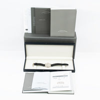 Saxonia Thin 37mm White Gold Manual Winding 201.027