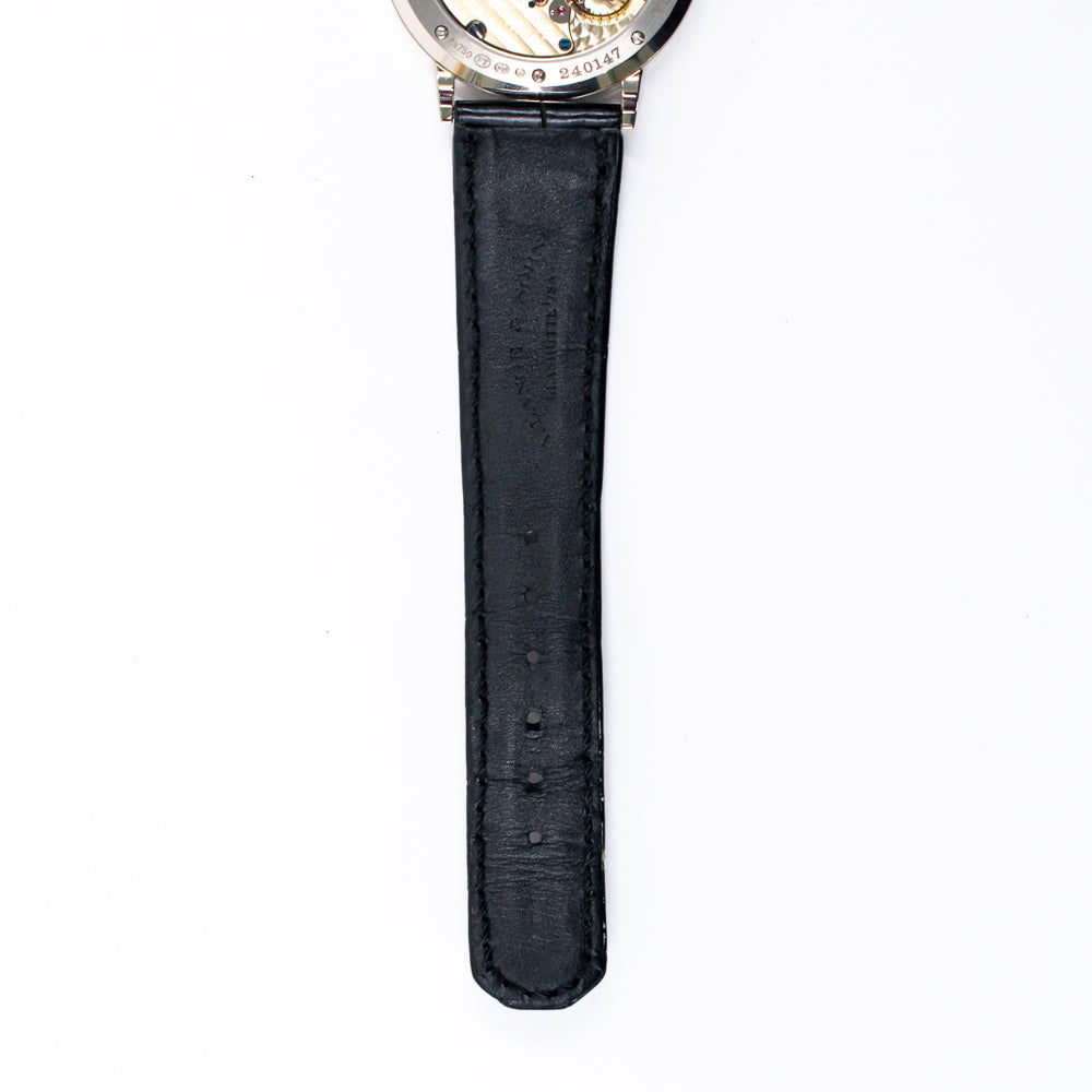 Saxonia Thin 37mm White Gold Manual Winding 201.027