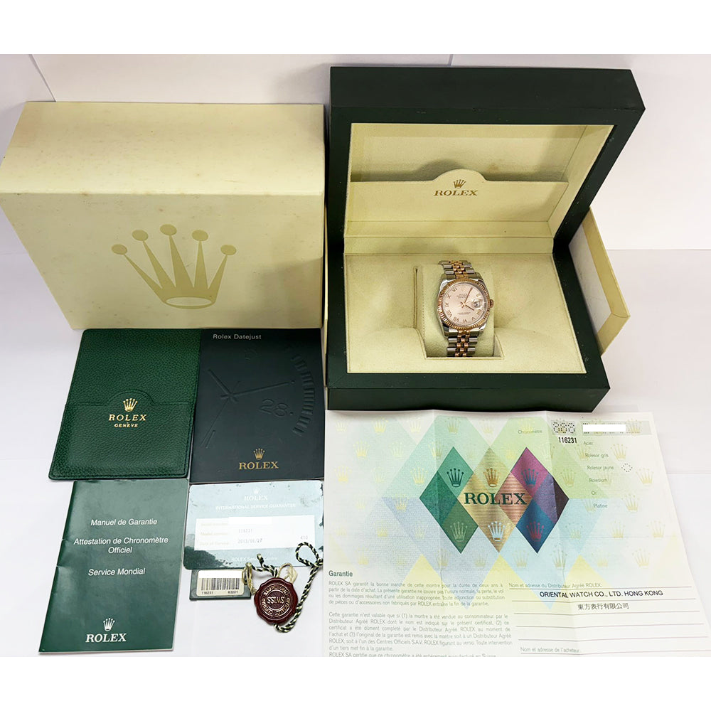Datejust 36mm Steel and Rose Gold 116231