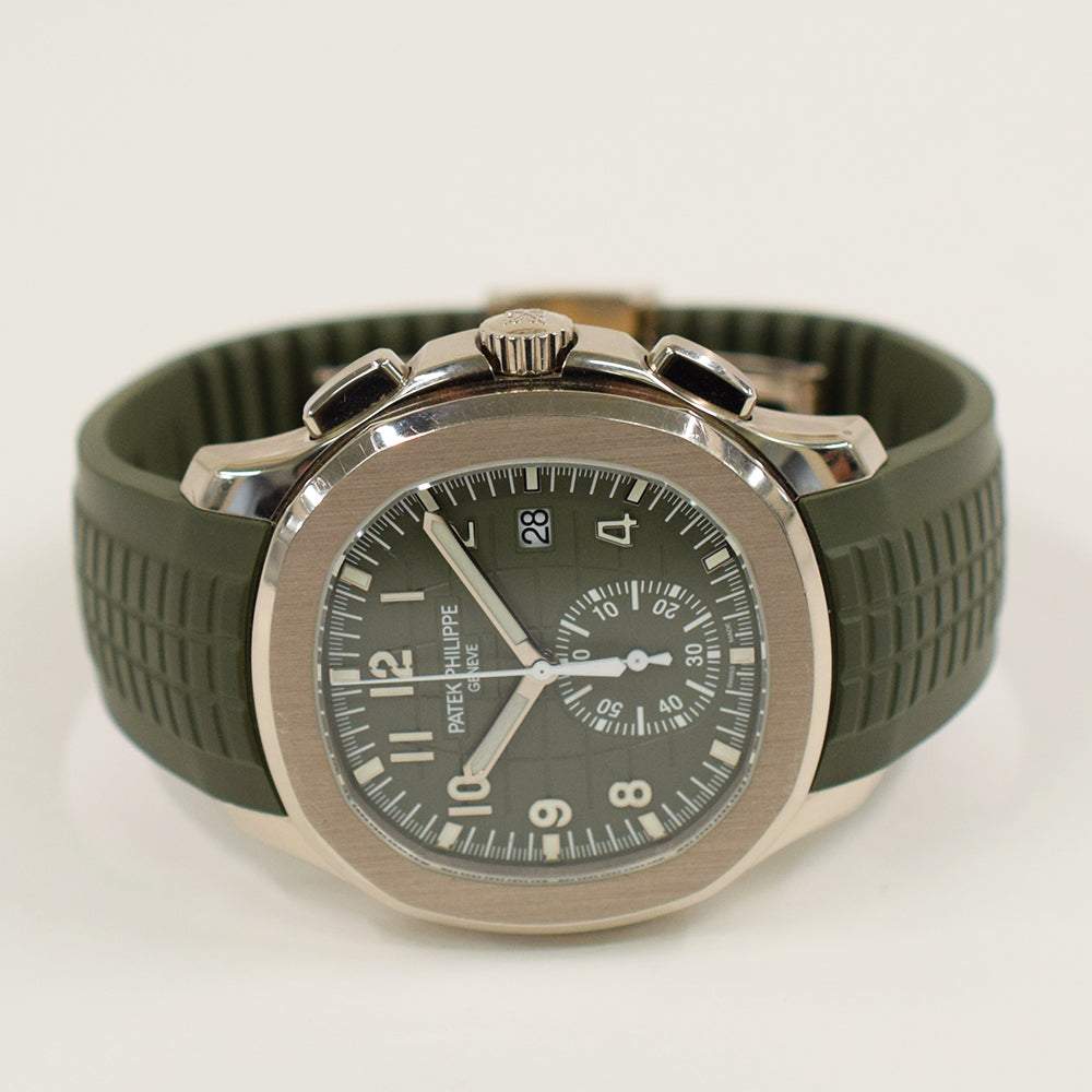 Aquanaut 42.2mm Automatic Flyback Chronograph White Gold 5968G-010