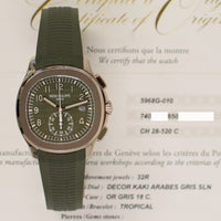 Aquanaut 42.2mm Automatic Flyback Chronograph White Gold 5968G-010