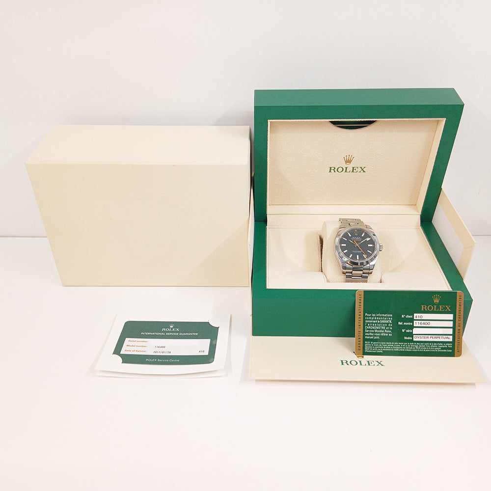 Milgauss Green Crystal 116400GV