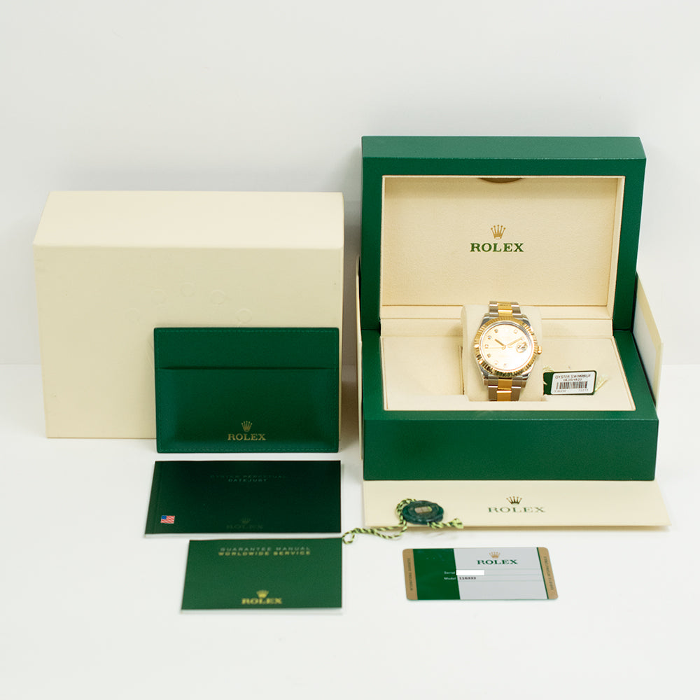 Datejust II 41mm Steel and Yellow Gold 116333G