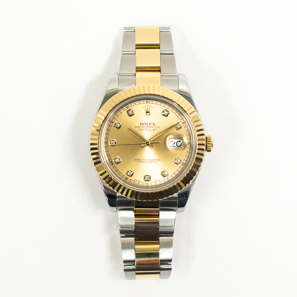Datejust II 41mm Steel and Yellow Gold 116333G