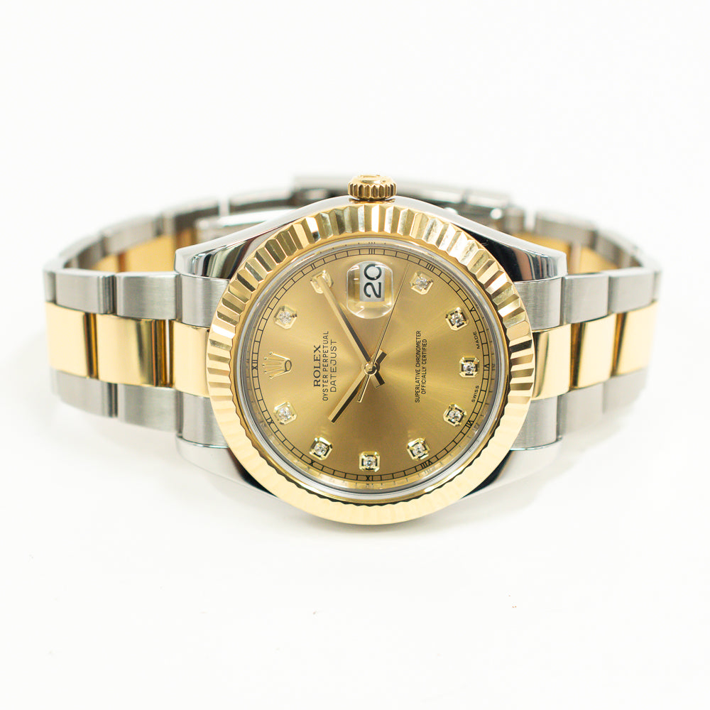 Datejust II 41mm Steel and Yellow Gold 116333G